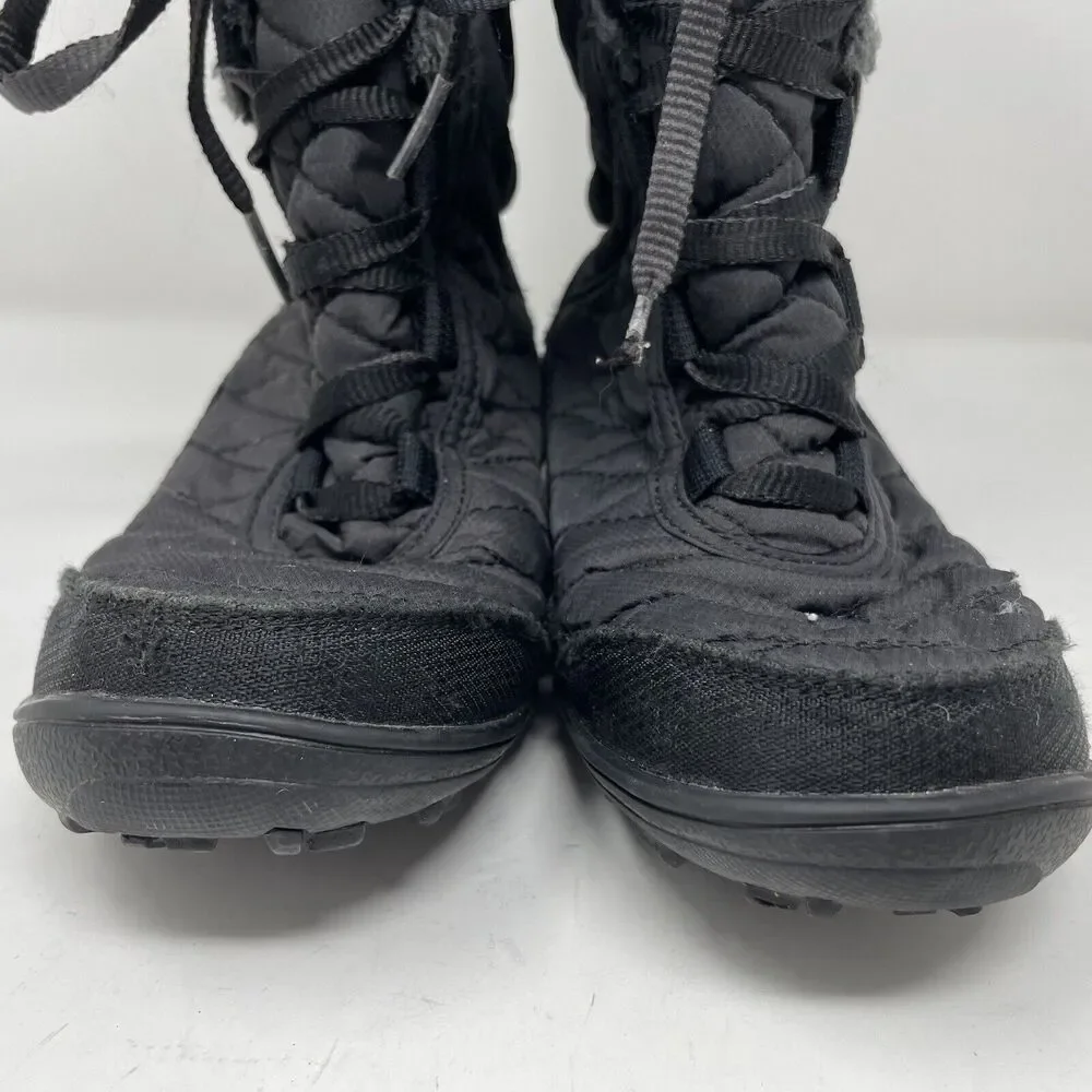 Columbia Youth Unisex Minx Mid III Waterproof Omni-Heat Black/Iceberg Size 3
